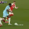 Faultul lui Kai Havertz din meciul Arsenal - Burnley Foto captura ecran X.jpeg