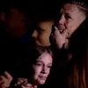 Discursul lui Deac, pe gazon, alături de familie / foto: capturi Prima Sport