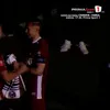 Discursul lui Deac, pe gazon, alături de familie / foto: capturi Prima Sport