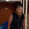 Ținuta purtată de Naomi Osaka la partida din primul tur de la Roland Garros. Foto: captură video TNT Sports