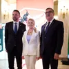 Nadia Comăneci, la evenimentul organizat la Banca Națională a României. Foto: Raed Krishan/GOLAZO.ro