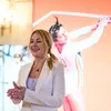 Nadia Comăneci, la evenimentul organizat la Banca Națională a României. Foto: Raed Krishan/GOLAZO.ro
