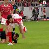 Raul Opruț s-a accidentat în meciul cu FCSB. Sursa foto: Prima Sport