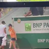Momentul când Rafa Jodar împinge un copil de mingi. Foto: captură X/@kirawontmiss
