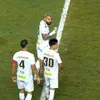 Gabriel Barbosa (Gabigol), eliminat pentru un gest obscen (FOTO: captură video Sportv)