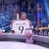 Enrique Riquelme a apărut cu tricoul lui Real Madrid cu numele lui Haaland pe spate. Foto: captură X/@elchiringuitotv