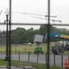 Construcția arenei din fața Casei Albe dedicată evenimentului UFC. Foto: captură video BBC