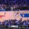 OG Anunoby a recuperat și a înscris coșul victoriei în meciul New York Knicks - San Antonio Spurs 107-106. Foto: „X”, @NBA