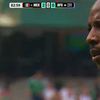 Reacția sud-africanului Mudau din finalul meciului Mexic - Africa de Sud 2-0. Foto: captură X/@MateuszPerek