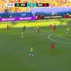 Golul marcat de Vinicius în Brazilia - Maroc 1-1. Foto: captură X/@DiAmbazzador
