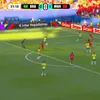 Golul marcat de Vinicius în Brazilia - Maroc 1-1. Foto: captură X/@DiAmbazzador