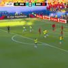 Golul marcat de Vinicius în Brazilia - Maroc 1-1. Foto: captură X/@DiAmbazzador