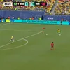 Gestul lui Bouaddi în meciul Brazilia - Maroc 1-1. L-a aplaudat pe Chadi Riad, coechipierul său (captură AntenaPlay)