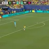 Gestul lui Bouaddi în meciul Brazilia - Maroc 1-1. L-a aplaudat pe Chadi Riad, coechipierul său (captură AntenaPlay)