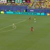 Gestul lui Bouaddi în meciul Brazilia - Maroc 1-1. L-a aplaudat pe Chadi Riad, coechipierul său (captură AntenaPlay)