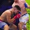 Ilia Topuria, desfigurat de Justin Gaethje la Gala UFC Freedom 250 (foto: X/@UFConParamount)