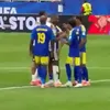 Cel mai frumos gest al Mondialului? Jonathan Tah și Felix Nmecha au spus o rugăciune alături de adversarii din Curacao (foto: X)