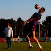 Cristiano Ronaldo, la antrenamentul Portugaliei. Foto: Instagram/@cristiano