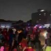 Fanii au ieșit pe străzile din Kinshasa pentru a sărbători remiza cu Portugalia. Foto: captură X / @eldesmarque