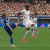 Penaltyul Angliei de 1-0: neatent, Modric a greșit și l-a lovit pe Madueke, venit din spate