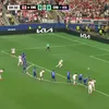 Primul penalty executat de Harry Kane în meciul cu Croația. Foto: captură Antena 1