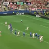Primul penalty executat de Harry Kane în meciul cu Croația. Foto: captură Antena 1