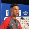 Ronaldo a ignorat un jurnalist care l-a întrebat despre golurile lui Messi. Foto: captură X/@Crackbol10