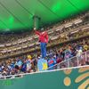 Lumumba, celebrul fan al RD Congo, prezent la meciul cu Columbia. Foto: captură X/@predictdotsport