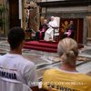 David Popovici s-a dus la Vatican înainte de revenirea în bazinul  în care a scris istorie. Foto: vatican.va