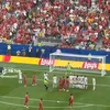 Golul lui Nuno Mendes din meciul cu Uzbekistan. Foto: captură X/@Cr7stianismo_