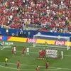 Golul lui Nuno Mendes din meciul cu Uzbekistan. Foto: captură X/@Cr7stianismo_