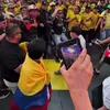 Fanii Ecuadorului s-au luat la bătaie în Times Square. Foto: „X”, @Awaydays23