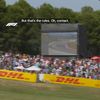 Ciocnirea dintre Verstappen și Russell, Spania 2025 / foto: capturi video Youtube/F1