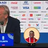 Reacția selecționerului Sebastien Desabre, după ce ofițerul de presă a anunțat subit moartea tatălui său