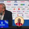 Reacția selecționerului Sebastien Desabre, după ce ofițerul de presă a anunțat subit moartea tatălui său