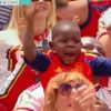 Keyne, fratele mai mic al lui Lamine Yamal, a devenit unul dintre personajele virale ale Cupei Mondiale. Foto: Captură „X” @nocontextfooty