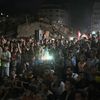 Oamenii din Gaza au susținut naționala Egiptului printre dărâmături / foto: X/𓂆 Eyad| إِ