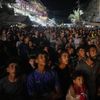 Oamenii din Gaza au susținut naționala Egiptului printre dărâmături / foto: X/𓂆 Eyad| إِ