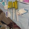 Genunchiul Serenei Williams, după accidentarea din meciul cu Maya Joint / foto: instagram.com