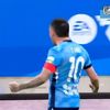 Golul marcat de Nicolae Stanciu în Dalian - Wuhan / foto: capturi video X/TheFootballZone