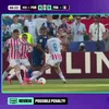 Penalty-ul obținut de Desire Doue și transformat de Kylian Mbappe în meciul cu Paraguay. Foto: captură YouTube / @AntenaPLAYRo