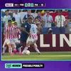 Penalty-ul obținut de Desire Doue și transformat de Kylian Mbappe în meciul cu Paraguay. Foto: captură YouTube / @AntenaPLAYRo