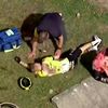 Accidentul lui Vingegaard, în Turul Țării Bascilor 2024. Fotografii: capturi TV