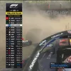 Momentul în care Max Verstappen a ieșit de pe circuit, la Silverstone. Foto: capturi Antena 1