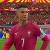 Cristiano Ronaldo a izbucnit în lacrimi la finalul meciului cu Spania. Foto: captură X/@panditfootball