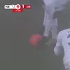 Faza suspectă din Botoșani - CFR în care Djokovic vede cartonașul galben. Foto: captură YouTube