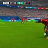 Golul anulat de arbitrul Francois Letexier în meciul Egipt - Argentina. Foto: Captură „X” @bouncenetworks