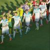 Mekvabishvili și Romanchuk au refuzat să dea mâna cu adversarii înainte de meciul cu Vitebsk din Liga Campionilor FOTO Captură video Prima Sport 1