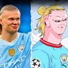 Erling Haaland, comparat cu Majin Buu din seria Dragon Ball. Foto: Instagram/@modernnotoriety