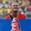 Erling Haaland, comparat cu Majin Buu din seria Dragon Ball. Foto: Instagram/@complexpop